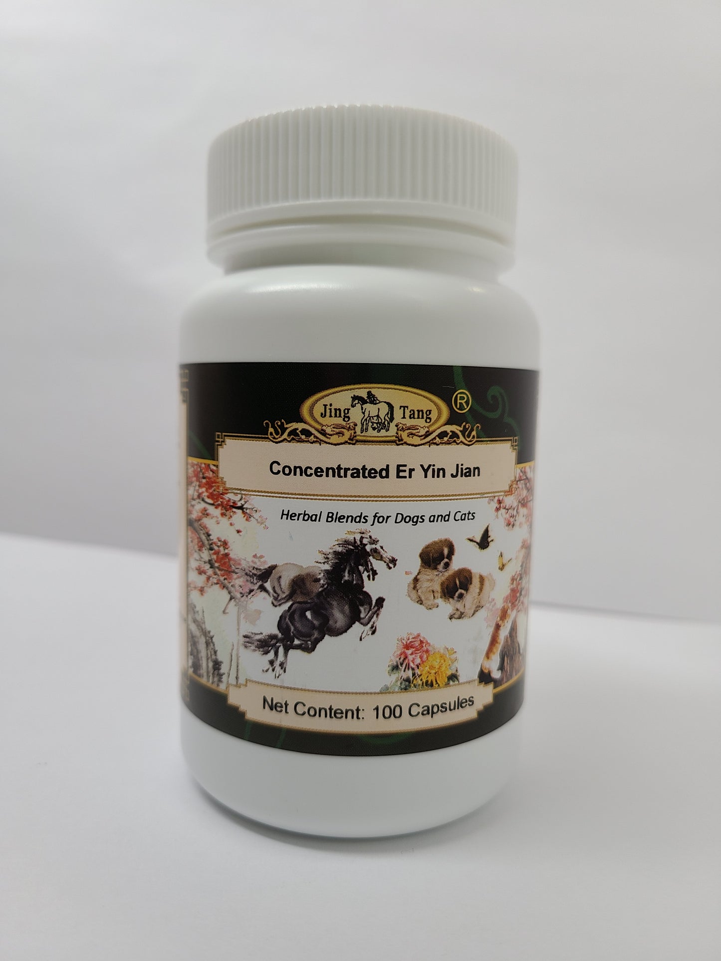 Jing Tang Herbals: Concentrated Er Yin Jian 0.5g capsule (100 capsule bottle)