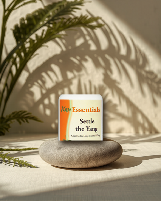 Kan Essentials: Settle the Yang - 60 Tablets (Chai Hu Jia Long Gu Mu Li Tang)
