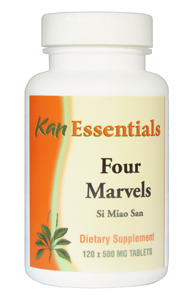 Kan Essentials: Four Marvels - 60 Tablets (Si Miao San)