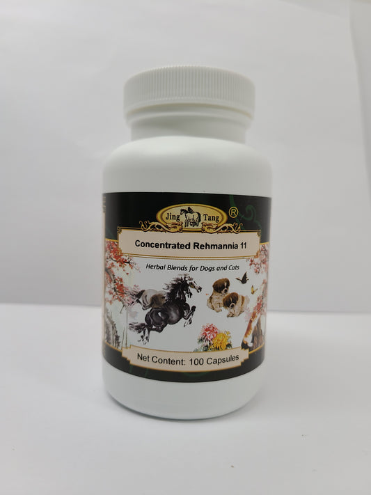 Jing Tang Herbals : Rehmannia 11 - 0.5g capsule (100 capsule bottle)