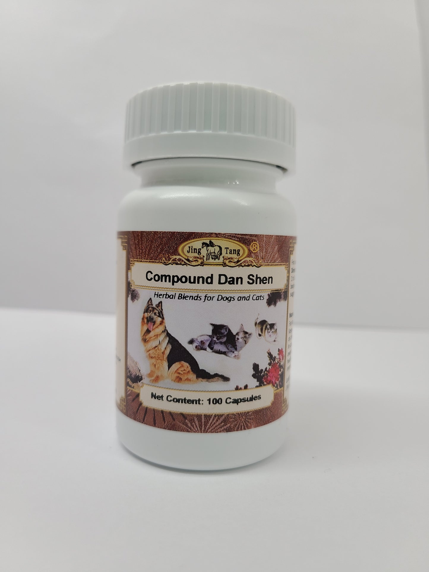 Jing Tang Herbals: Compound Dan Shen 0.2g capsule (100 capsule bottle)