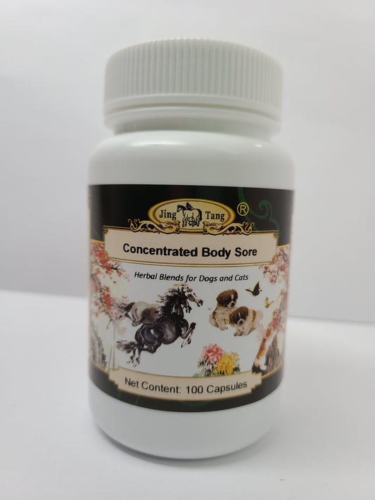 Jing Tang Herbals: Concentrated Body Sore 0.5g capsule (100 capsule bottle)